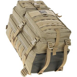 Maxpedition Falcon-III Backpack Khaki - Water Resistant 28L Tactical Pack With YKK Zippers And Padded Comfort Back by Maxpedition