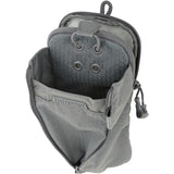 Maxpedition Expandable Bottle Pouch Gray - Low Profile Design With Dual Position Bungee Fits 32oz Nalgene by Maxpedition