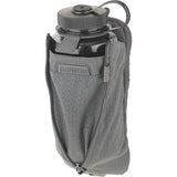 Maxpedition Expandable Bottle Pouch Gray - Low Profile Design With Dual Position Bungee Fits 32oz Nalgene by Maxpedition