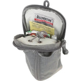 Maxpedition Expandable Bottle Pouch Gray - Low Profile Design With Dual Position Bungee Fits 32oz Nalgene by Maxpedition