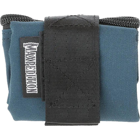 Maxpedition Rollypolly Folding Belt Pouch ZFBLTPDB - Easy Fold Roll Up 1.4L Capacity 500D Nylon Dark Blue by Maxpedition