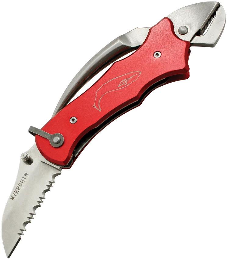 Myerchin Sailors Tool Linerlock Red P300RD by Myerchin