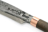 My Parang Duku Chandong 10in Hand Forged - 5160 Carbon Steel Blade Eco Wood Handle Copper Bolster by My Parang