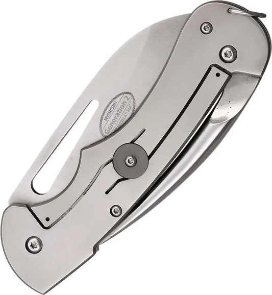 Myerchin Generation 2 Titanium Captain TF300 - DoubleLock Framellock Knife With Marlin Spike And Shackle Slot by Myerchin