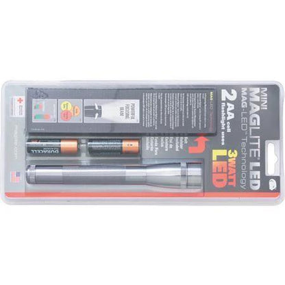 Maglite SP2209H Gray 2-Cell AA LED Mini Mag w/ Holster (ML53042) by Mag-Lite