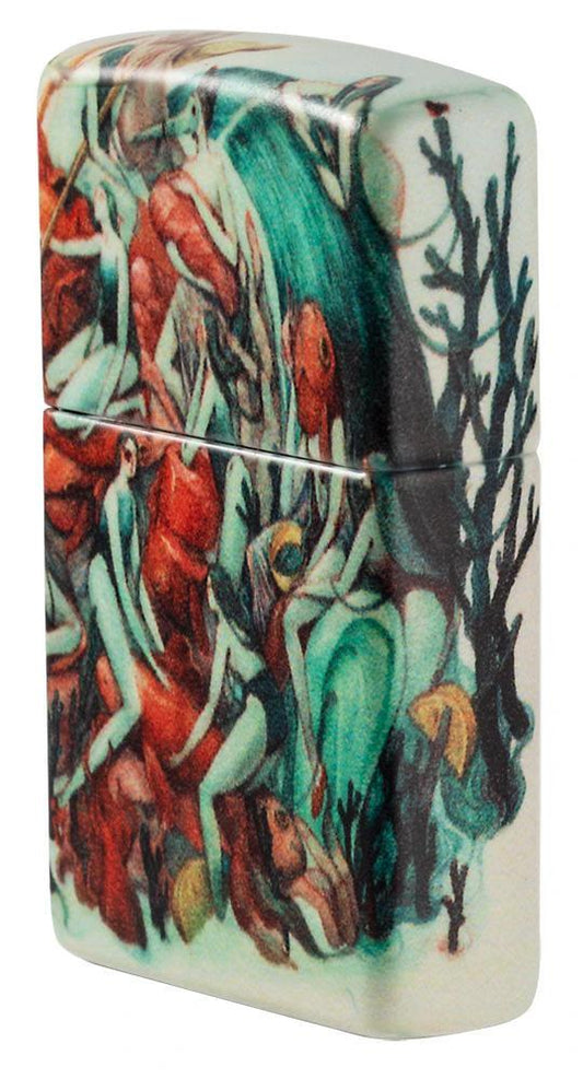 Zippo Marija Tiurina “Though Slaughter” Lighter – 540° Colour Design by Zippo