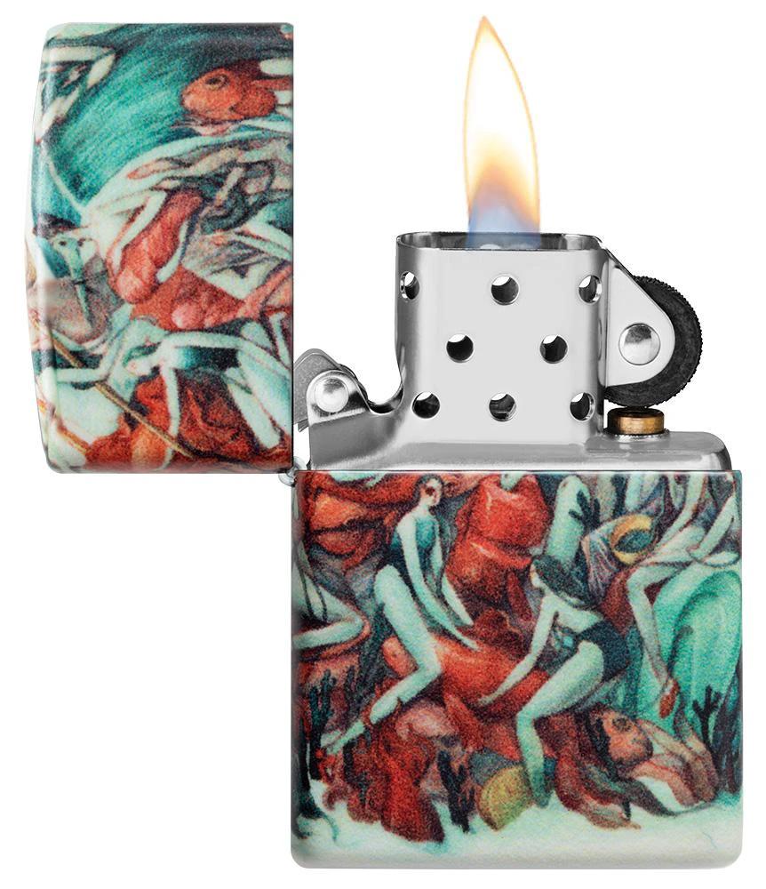 Zippo Marija Tiurina “Though Slaughter” Lighter – 540° Colour Design by Zippo