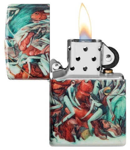 Zippo Marija Tiurina “Though Slaughter” Lighter – 540° Colour Design by Zippo