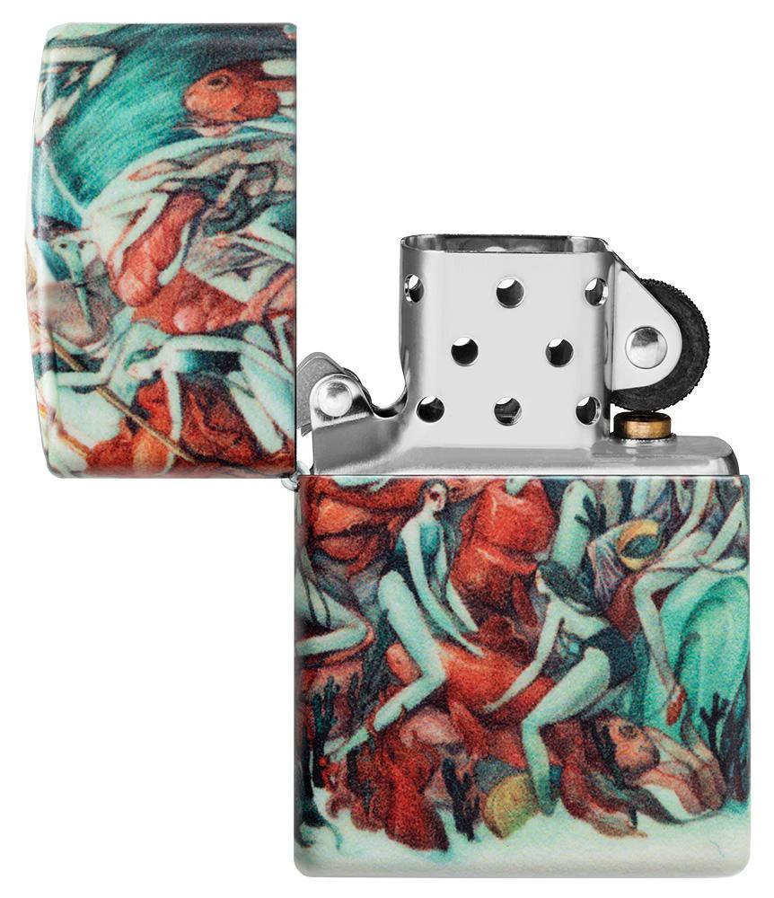 Zippo Marija Tiurina “Though Slaughter” Lighter – 540° Colour Design by Zippo