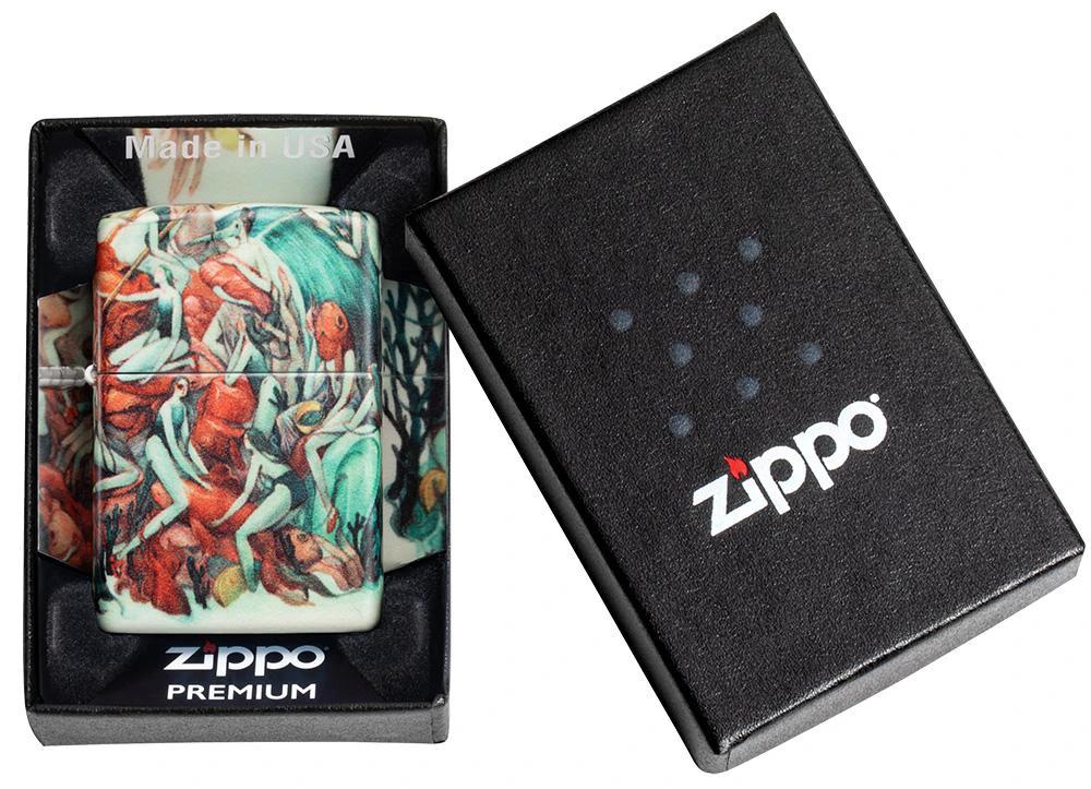 Zippo Marija Tiurina “Though Slaughter” Lighter – 540° Colour Design by Zippo