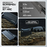 CRKT Minimalist Cleaver Blackout 2383K EDC Knife For Everyday Carry Compact And Durable by CRKT