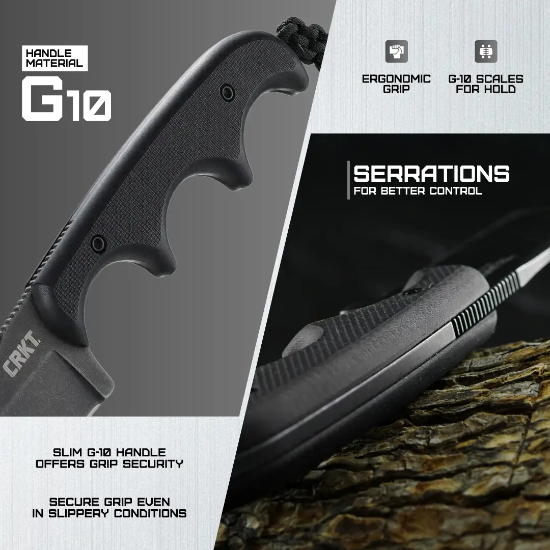 CRKT Minimalist Cleaver Blackout 2383K EDC Knife For Everyday Carry Compact And Durable by CRKT