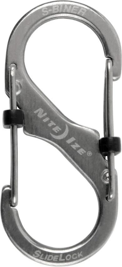 Nite Ize S-Biner SlideLock #2 LSB4-01-R3 SILVER by Nite Ize