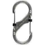 Nite Ize SBiner SlideLock 2 Locking Carabiner For Keys And Gear Dual Gated Slide To Lock Stainless Steel by Nite Ize