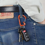 Nite Ize Locking Carabiner SlideLock No3 Orange Compact Aluminum 2.25 Inch EDC Clip For Hikers by Nite Ize