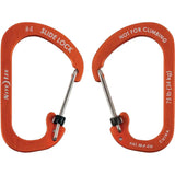 Nite Ize Locking Carabiner SlideLock No4 Orange For Outdoors Enthusiasts And Everyday Organizers by Nite Ize