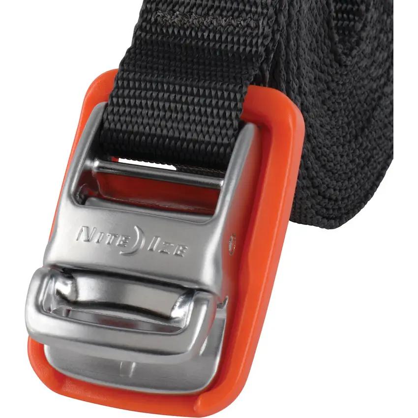 Nite Ize CamJam Tie Down Straps 12 Ft Two Pack With Zinc Alloy Buckle And Heavy Duty Webbing For Pros And DIYers by Nite Ize