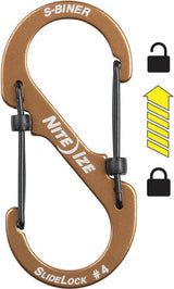 Nite Ize S Biner Slidelock Compact Size 4 Aluminum Key Carrier With Stainless Wire Gate For Everyday Carry Enthusiasts by Nite Ize