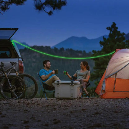 Nite Ize Radiant ShineLine Green RSLR3 17 R8 Rechargeable Full Length Outdoor Camper Light With Hands Free Illumination by Nite Ize