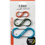 Nite Ize S-Biner Assorted 3-Pack Carabiners With Secure Stainless Wire Gates For Hikers by Nite Ize