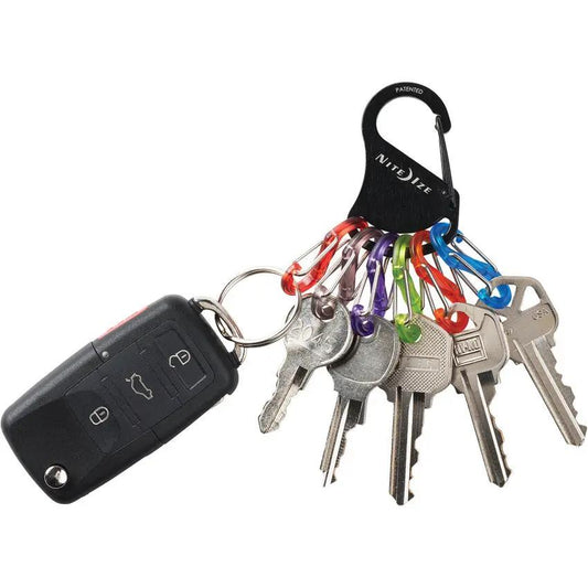 Nite Ize KeyRack S Biner KRK2 Key Organizer Durable Clip With Six Plastic S Biners For Fast Access by Nite Ize