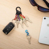 Nite Ize KeyRack S Biner KRK2 Key Organizer Durable Clip With Six Plastic S Biners For Fast Access by Nite Ize