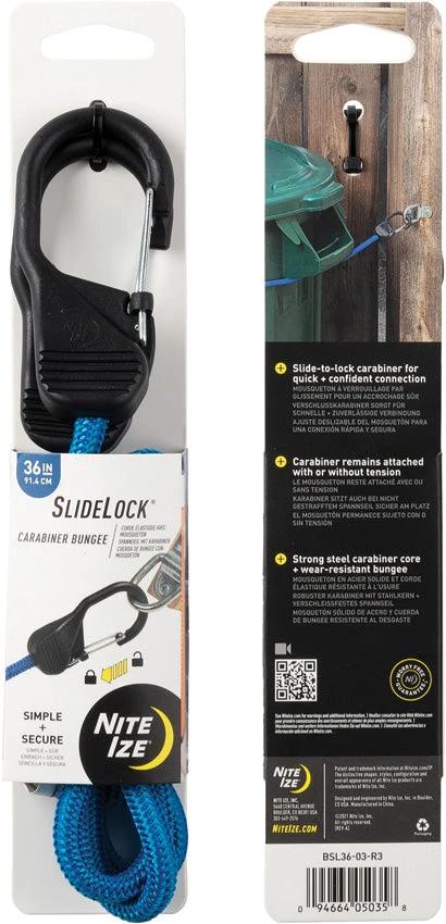 Nite Ize Bungee Slide Lock 36in Blue BSL36-02-R3 by Nite Ize