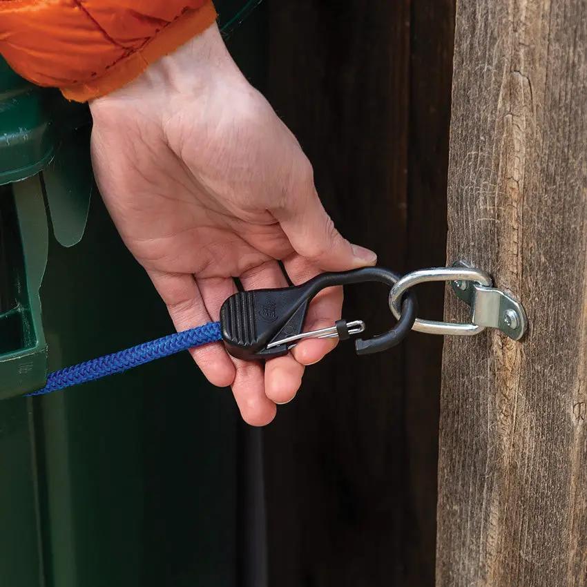 Nite Ize Bungee Slide Lock 36in Blue Tether for Outdoor Enthusiasts, Quick Attach, Secure Hold by Nite Ize