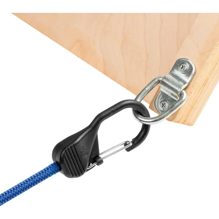 Nite Ize Bungee Slide Lock 36in Blue Tether for Outdoor Enthusiasts, Quick Attach, Secure Hold by Nite Ize