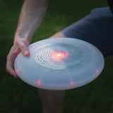 Nite Ize FlashFlight Flying Disc LED Frisbee Rechargeable Night Visibility for Players and Families by Nite Ize