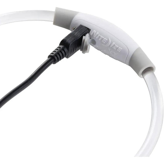 Nite Ize NiteHowl Safety Necklace LED for Dogs Rechargeable 360 Degree Glow Night Walks by Nite Ize