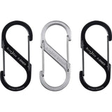 Nite Ize S Biner Stainless 3 Pack Carabiners For Everyday Gear Organization Double Gated Durable by Nite Ize