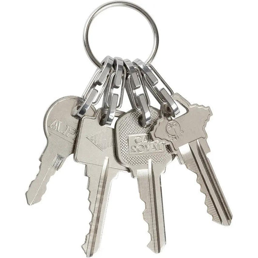 Nite Ize MicroLink RL11R3 Keyring With Four MicroLink Eyelet Carabiners For Everyday Carry And Quick Key Organization by Nite Ize