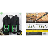 Nite Ize CamJam Tie Down Straps 18 Ft Two Pack Durable Cam Buckle High Density Webbing For Professionals And DIYers by Nite Ize