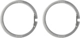 Nite Ize O-Series Gated Key Ring OS-11-2R6 Pack Of Two With Spring Gate For Everyday Carry Rugged Stainless Steel by Nite Ize