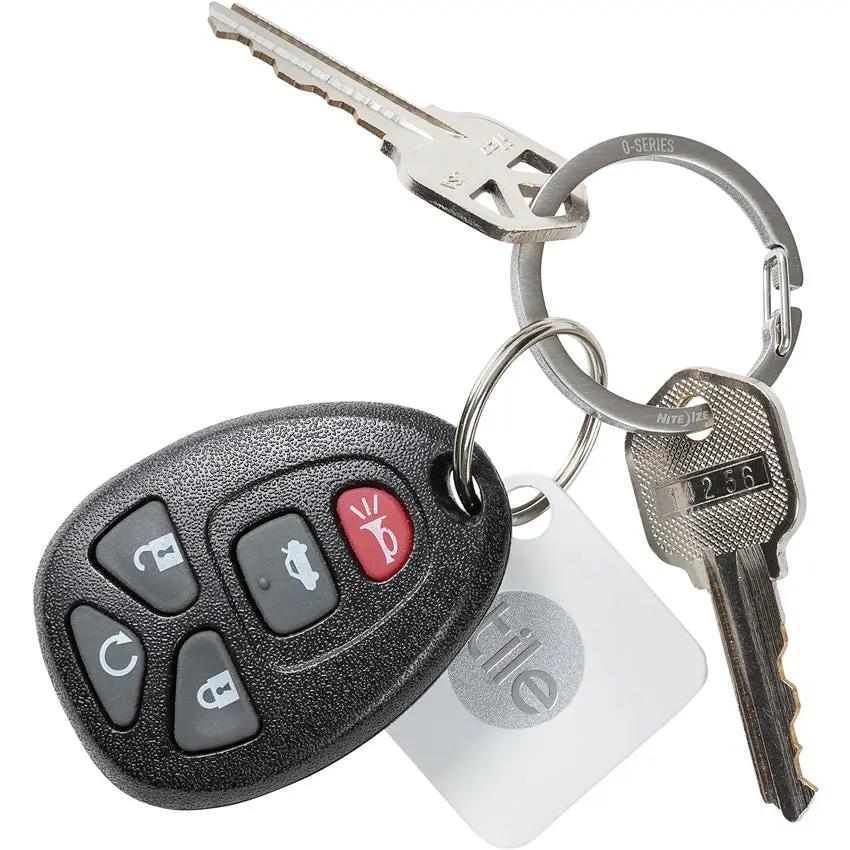 Nite Ize O-Series Gated Key Ring OS-11-2R6 Pack Of Two With Spring Gate For Everyday Carry Rugged Stainless Steel by Nite Ize
