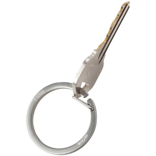 Nite Ize O-Series Gated Key Ring OS-11-2R6 Pack Of Two With Spring Gate For Everyday Carry Rugged Stainless Steel by Nite Ize