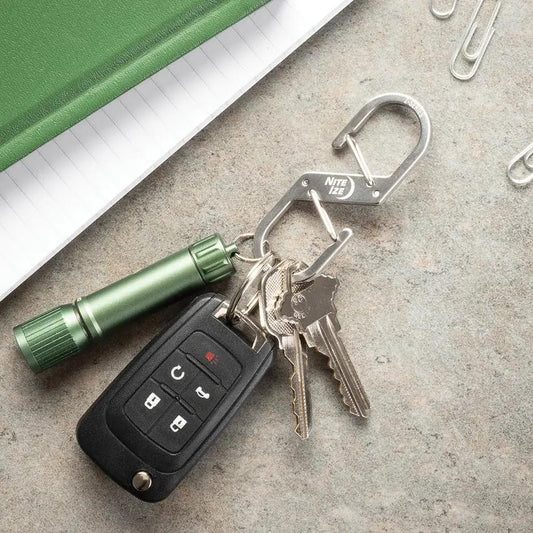Nite Ize Z Series Dual Carabiner Three ZS3 11 R6 Stainless Key Carrier For Quick Access And Everyday Carry by Nite Ize