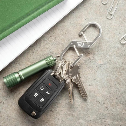 Nite Ize Z Series Dual Carabiner Three ZS3 11 R6 Stainless Key Carrier For Quick Access And Everyday Carry by Nite Ize
