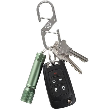 Nite Ize Z Series Dual Carabiner Three ZS3 11 R6 Stainless Key Carrier For Quick Access And Everyday Carry by Nite Ize