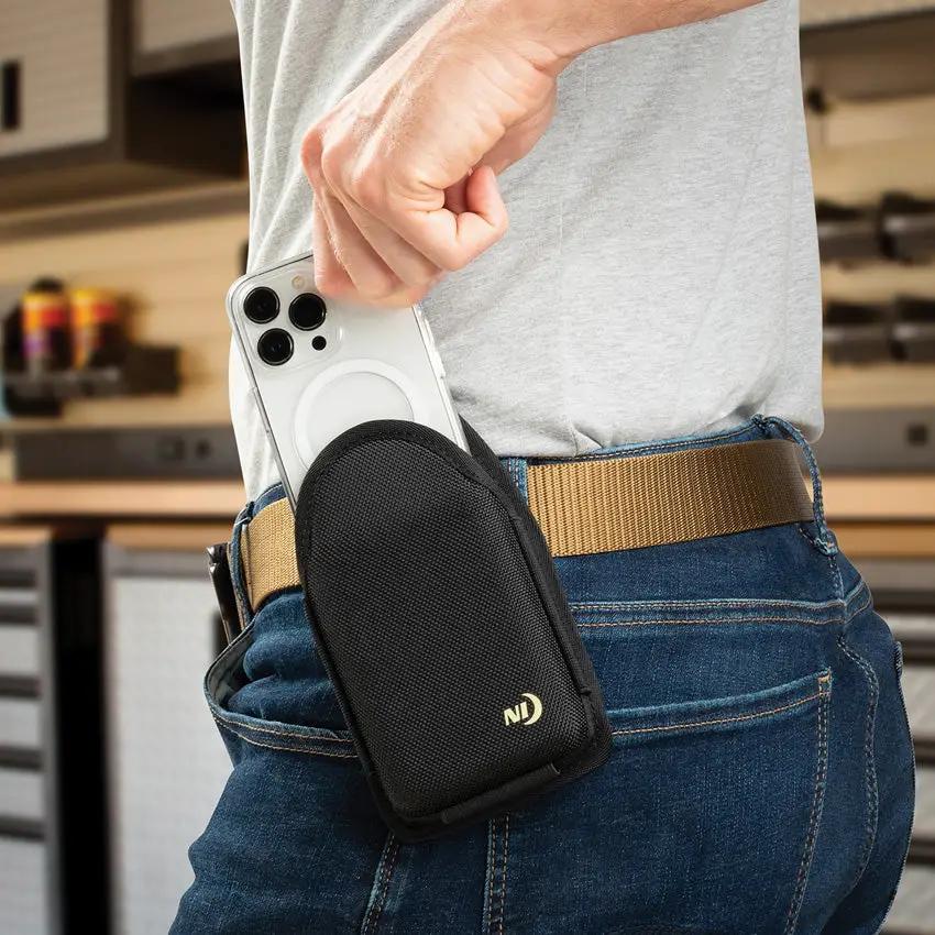 Nite Ize Clip Case Hardshell Universal XL Quickslide Holster for Large Phones with Rugged Protection and Quick Access by Nite Ize
