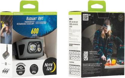 Nite Ize Radiant Powerswitch Headlamp RH1-09-R8 by Nite Ize