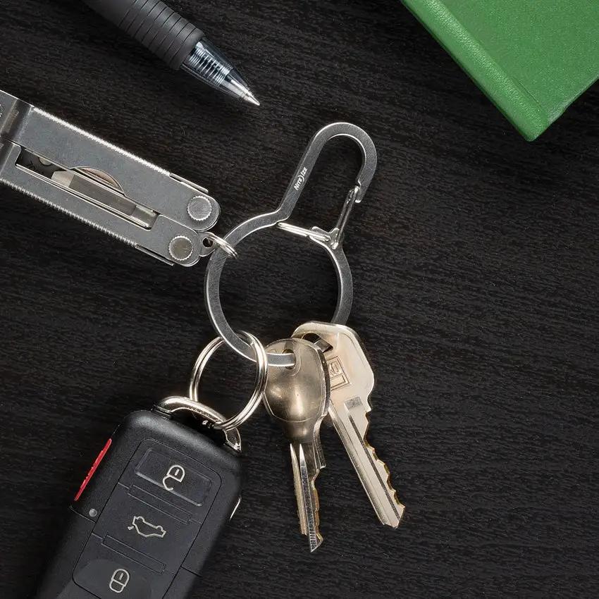 Nite Ize DualPass Dual Chamber Key Ring DDK-11-R3 Rugged DualGated QuickAccess Key Carrier for Everyday Carry by Nite Ize