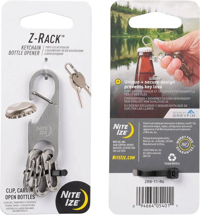 Nite Ize Z-Rack Keychain Bottle Opener ZRB-11-R6 by Nite Ize