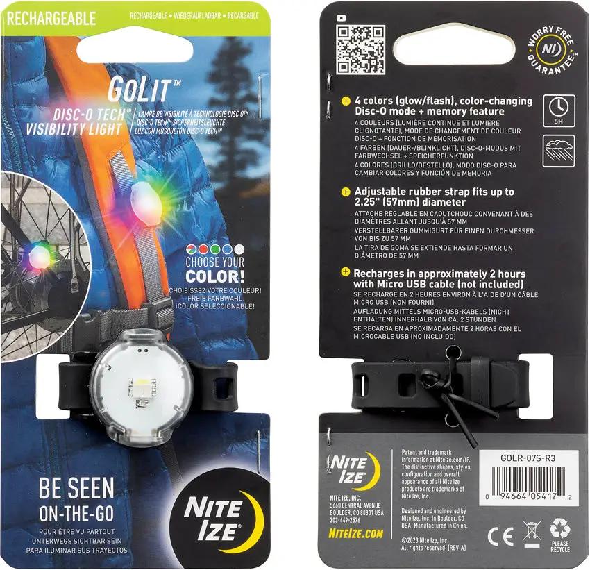 Nite Ize GoLit Visibility Light GOLR-07S-R3 by Nite Ize