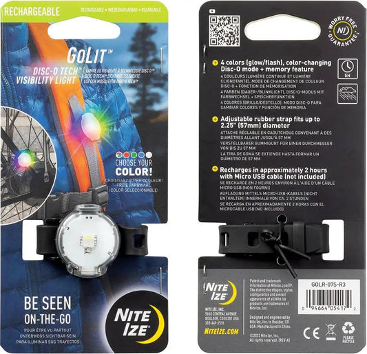 Nite Ize GoLit Visibility Light GOLR-07S-R3 by Nite Ize