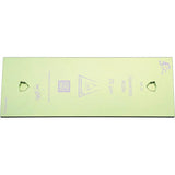 Nano Hone Diamond Resin Plate 25 Micron DR-25 - Three Layer Diamond Resin Material With Honeycomb Matrix Design by Nano Hone