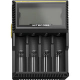 Nitecore Digicharger D4 Four Slot Battery Charger With Independent Charging For Mixed Chemistries by Nitecore