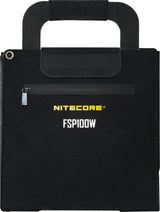 Nitecore Foldable Solar Panel FSP100W - Portable 100W Outdoor Power For Camping And RV Adventures IPX5 Waterproof by Nitecore