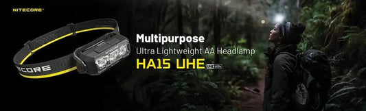 Nitecore HA15 Ultra Light Headlamp - Rechargeable 400 Lumen TrueVision White And Red Light For Outdoor Enthusiasts by Nitecore